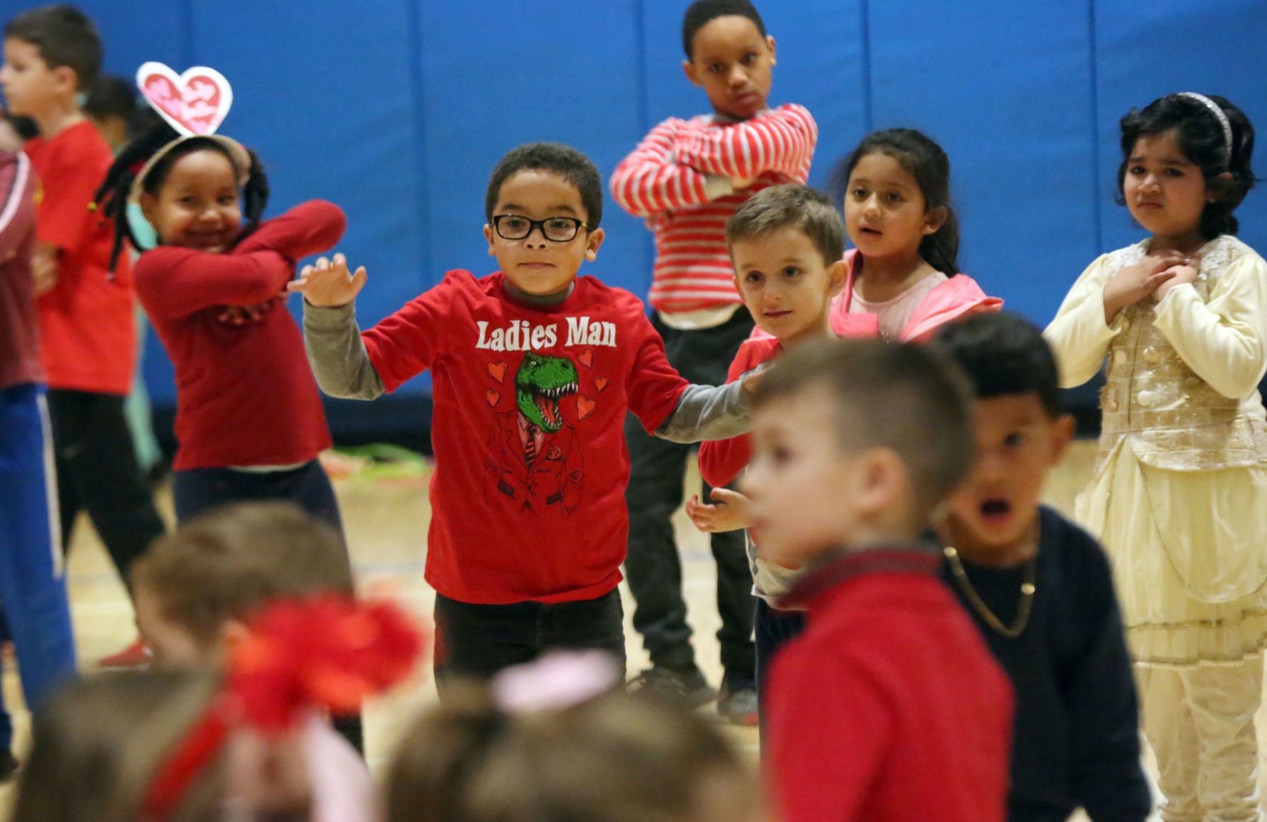 Marsh School dance and jump rope contest